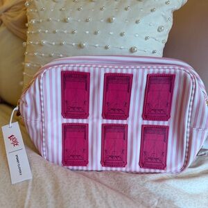 Stoney Clover Lane Eloise at the Plaza Eloise Stripes Large Pouch
